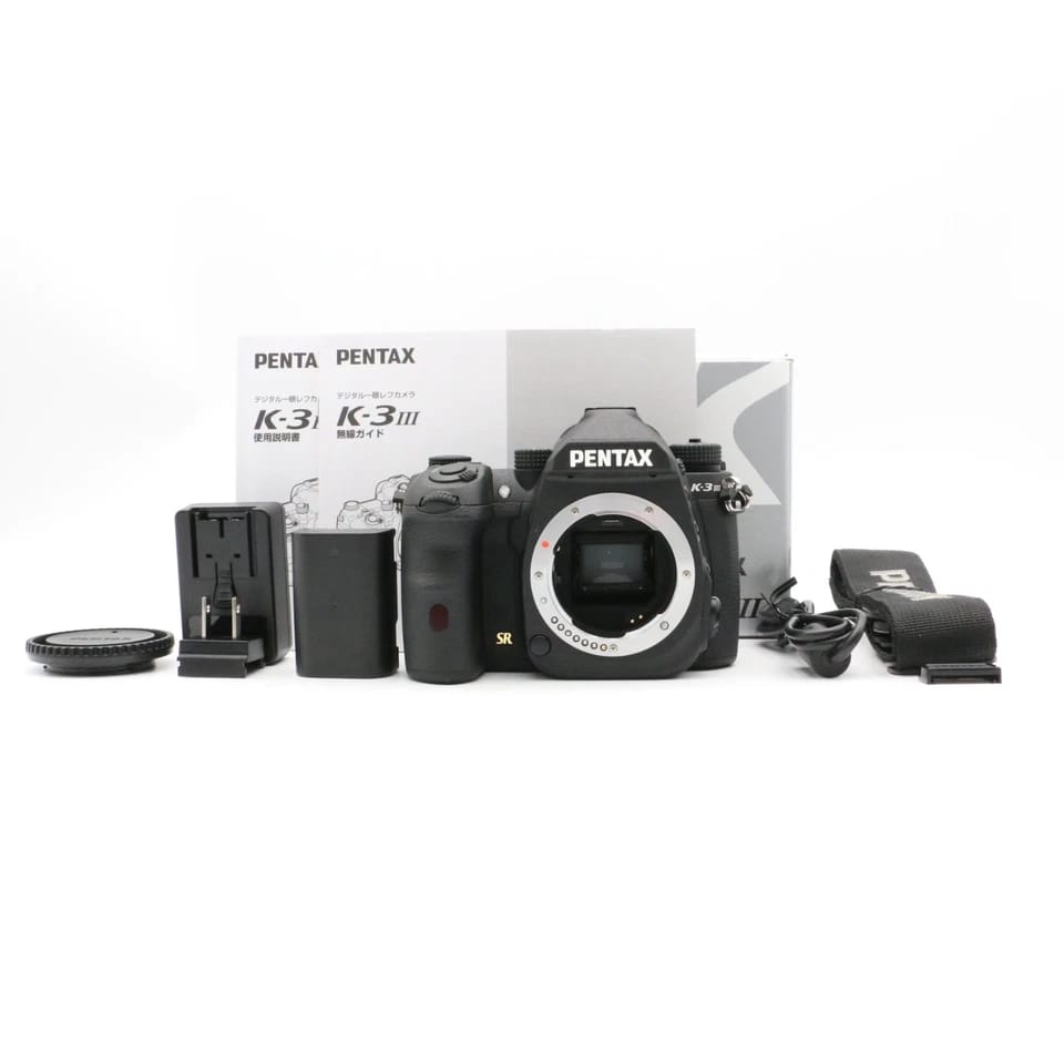 Pentax K-3 Mark III Monochrome Digital Cameras Green Used - Good Body Only