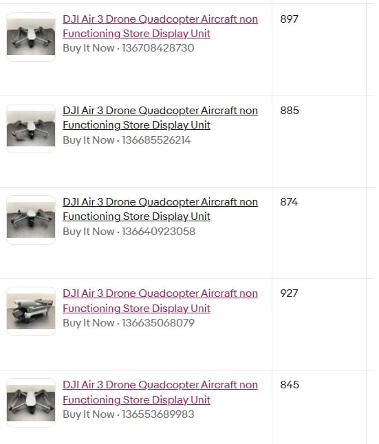 DJI Air 3 Quadcopters & Multirotors New