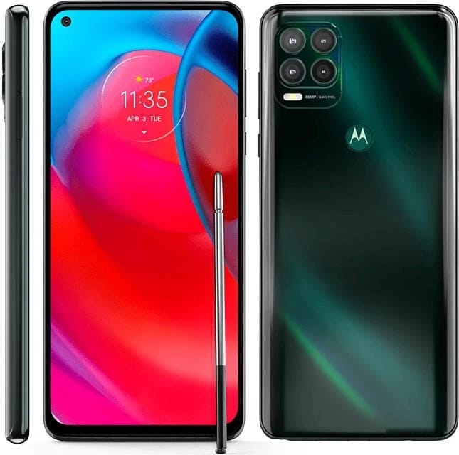 Motorola Moto G Stylus 5G 2021 Cell Phones Green Unlocked 128GB Used - Good