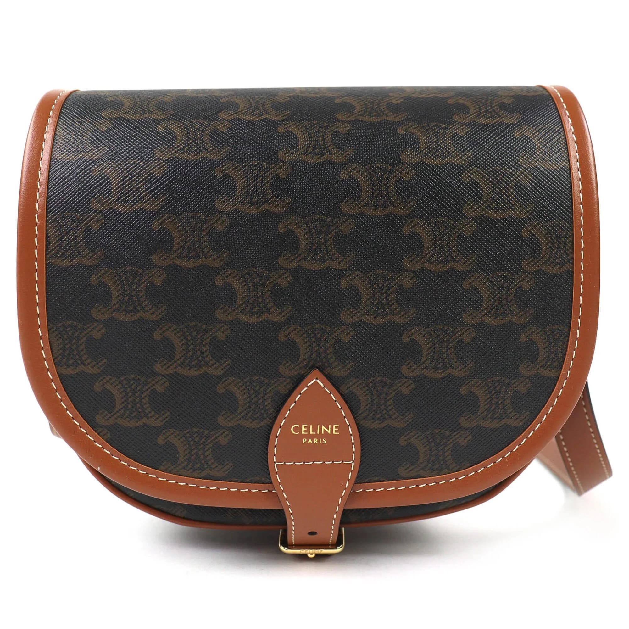 Celine Triomphe Women's bags Teen Black New