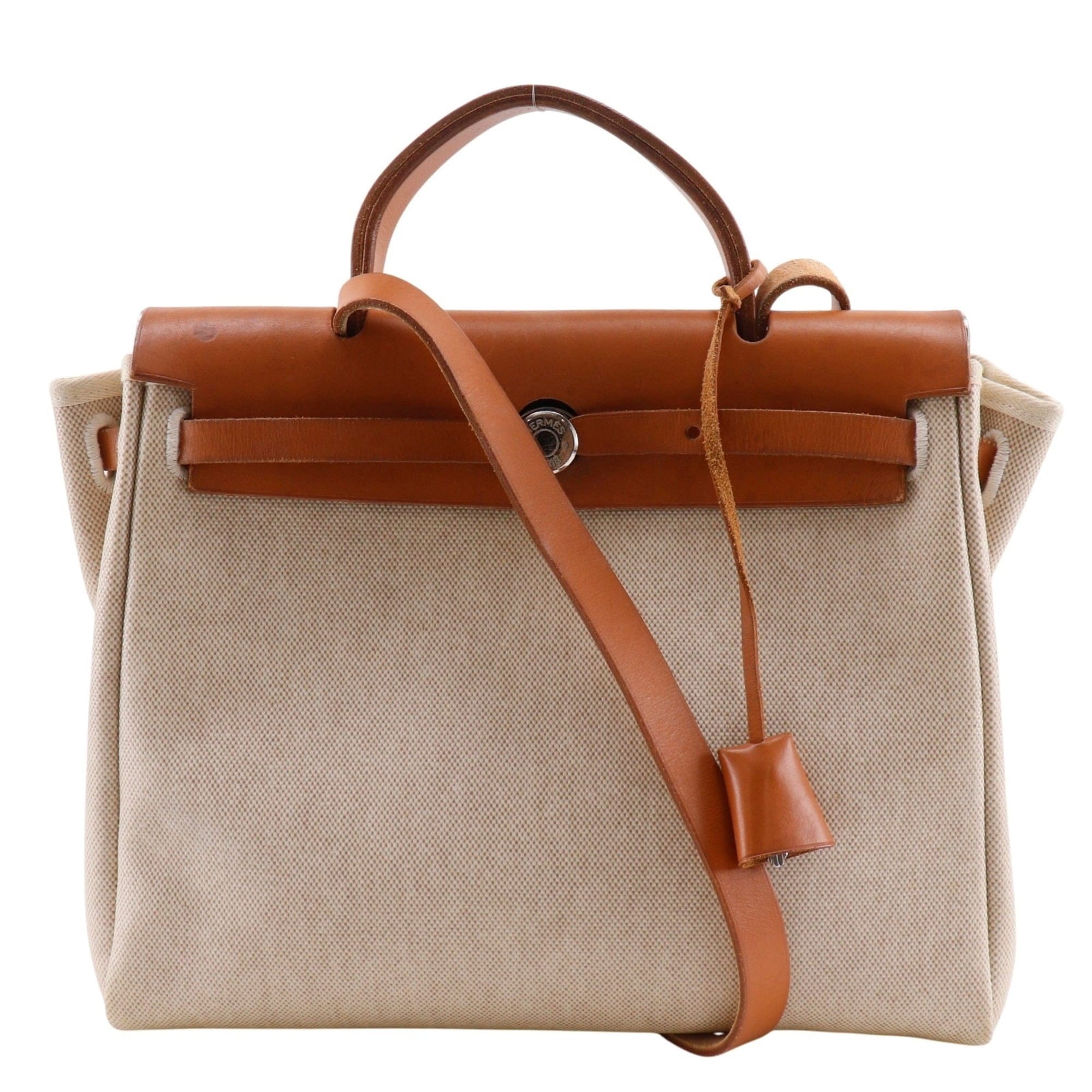 Hermès Herbag Women's bags 39 Black Toile & Leather (Toile + Vache Hunter) Unspecified New